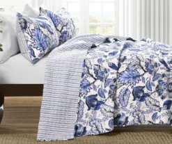 Cynthia Jacobean Floral 3-Piece Quilt Set -Northlight Sales Store 810553339 11