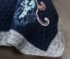 Aster Floral Reversible 3-Piece Quilt Set 17 Aster Floral Reversible 3-Piece Quilt Set -Northlight Sales Store 810553347 31