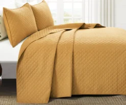 Ava Diamond-Quilted 3-Piece Quilt Set -Northlight Sales Store 810553355 1