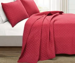 Ava Diamond-Quilted 3-Piece Quilt Set -Northlight Sales Store 810553360 11
