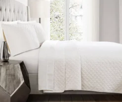 Ava Diamond-Quilted 3-Piece Quilt Set -Northlight Sales Store 810553362 3