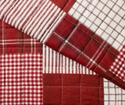 Greenville Plaid Patchwork Reversible 3-Piece Quilt Set -Northlight Sales Store 810553375 4