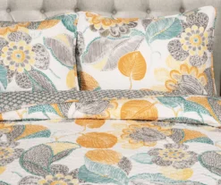 Layla Floral Reversible 3-Piece Quilt Set 15 Layla Floral Reversible 3-Piece Quilt Set -Northlight Sales Store 810553410 3