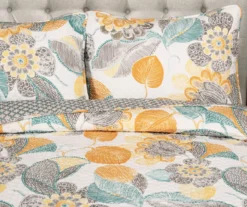 Layla Floral Reversible 3-Piece Quilt Set 18 Layla Floral Reversible 3-Piece Quilt Set -Northlight Sales Store 810553410 31