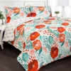 White & Red Poppy Garden Full/Queen 3-Piece Quilt Set -Northlight Sales Store 810553414 5
