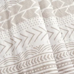 Hygge White & Taupe Geometric Throw, (50" X 60") 18 Hygge White & Taupe Geometric Throw, (50" X 60") -Northlight Sales Store 810553463 31