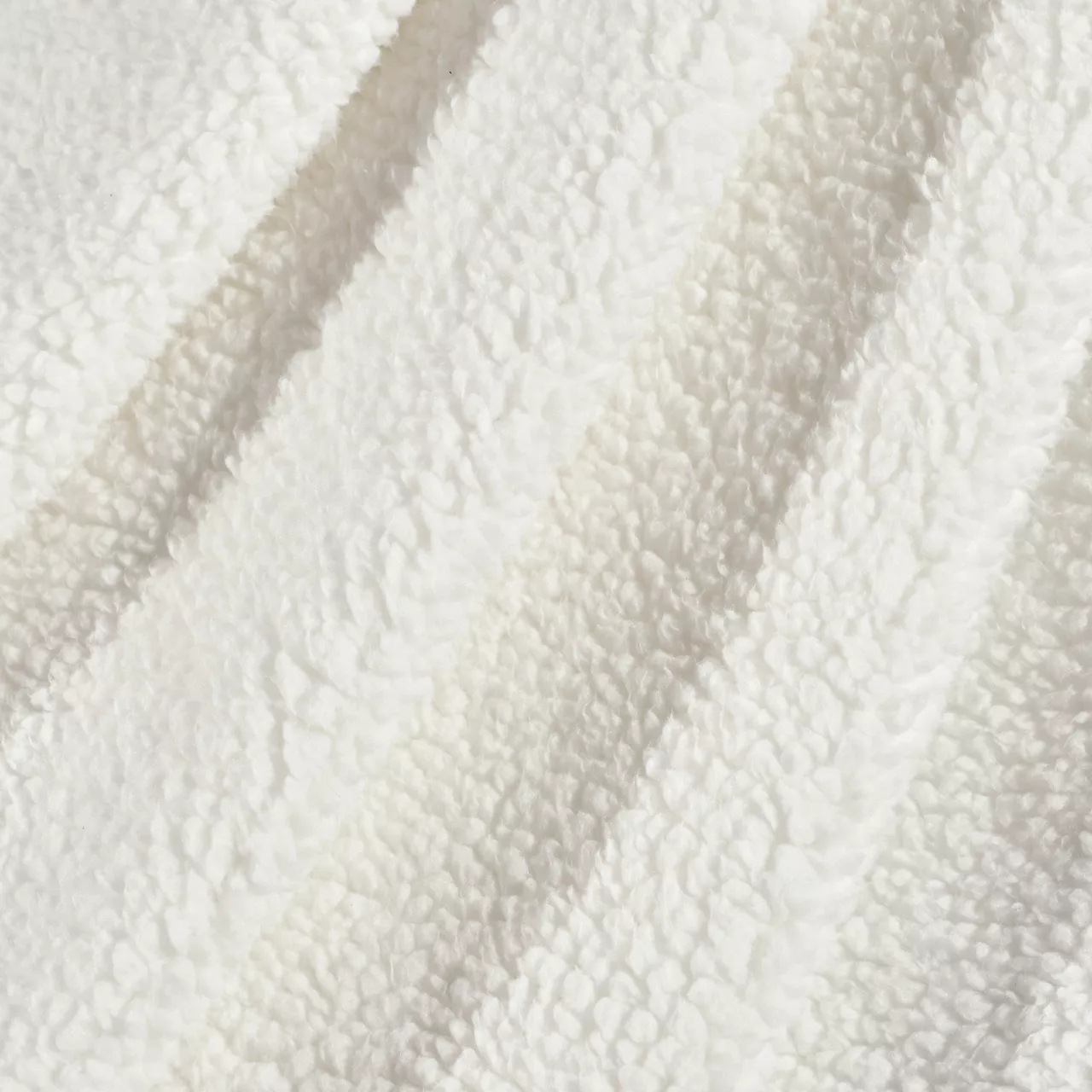 White Tassel-Fringe Sherpa Throw, (50" X 60") 7 White Tassel-Fringe Sherpa Throw, (50" X 60") - Image 5