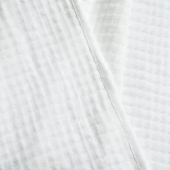 Kantha Off-White Stitch-Row Throw, (50" X 60") -Northlight Sales Store 810553512 2