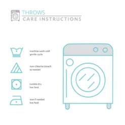 Blue & Yellow Floral Sydney Quilted Throw, (50" X 60") 13 Blue & Yellow Floral Sydney Quilted Throw, (50" X 60") -Northlight Sales Store 810553516 4