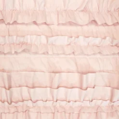Blush Pink Ruffled Belle Throw, (50" X 60") -Northlight Sales Store 810553544 3