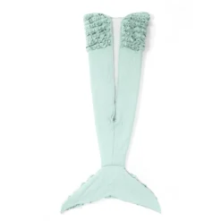 Light Blue Ruffle Sherpa Mermaid Tail Wearable Throw 17 Light Blue Ruffle Sherpa Mermaid Tail Wearable Throw -Northlight Sales Store 810553557 41