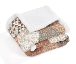 Briley Geometric Hexagon Quilted Sherpa Throw 13 Briley Geometric Hexagon Quilted Sherpa Throw -Northlight Sales Store 810553561 3