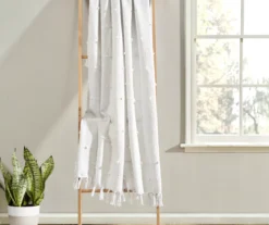White Tufted Boho Tassel Throw -Northlight Sales Store 810553562