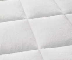 White Waterproof Down-Alternative Twin Mattress Pad 8 White Waterproof Down-Alternative Twin Mattress Pad -Northlight Sales Store 810558571 810558572 810558573 810558574 810558575 810558576 2 5