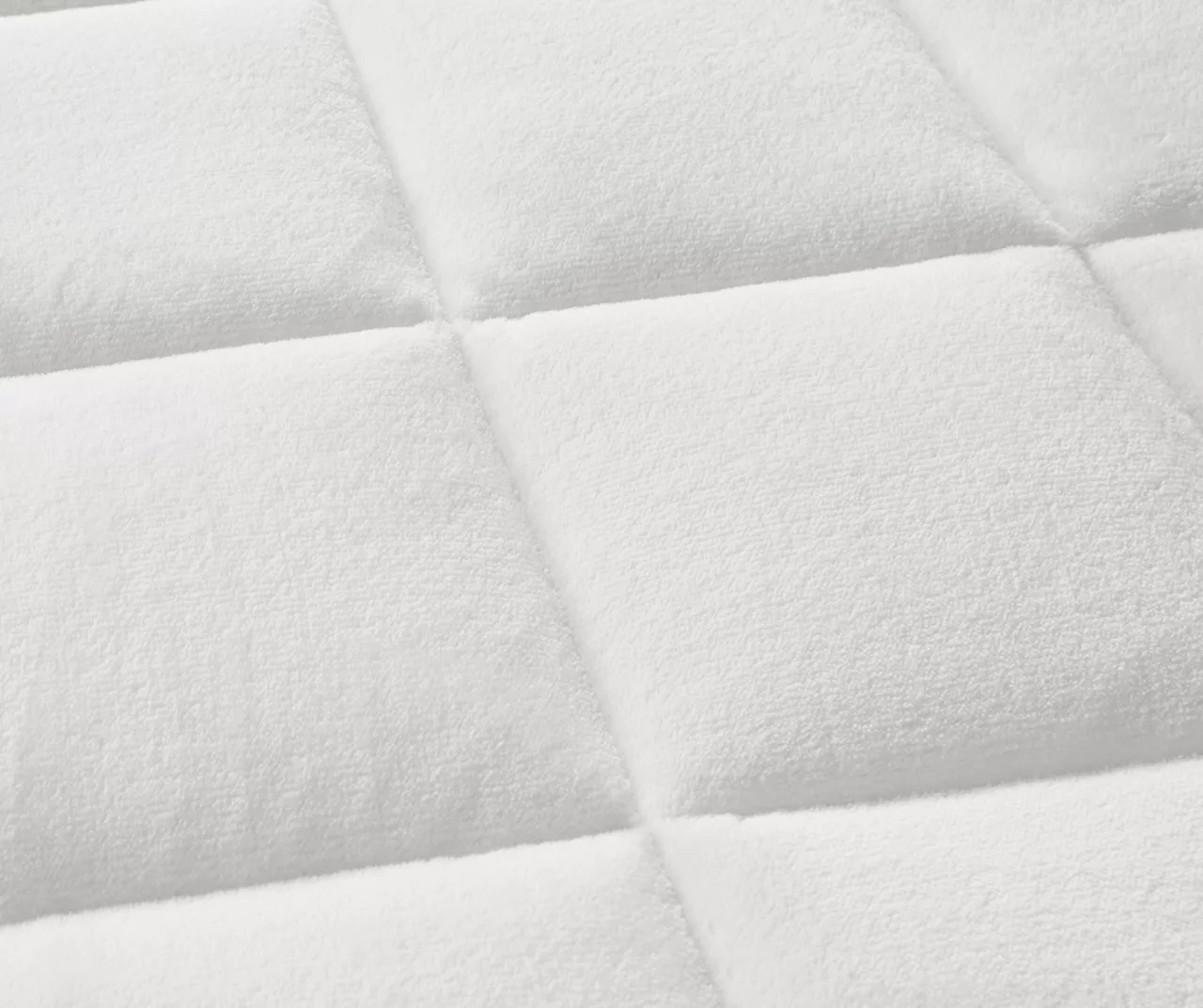 White Waterproof Down-Alternative Twin Mattress Pad 5 White Waterproof Down-Alternative Twin Mattress Pad - Image 3