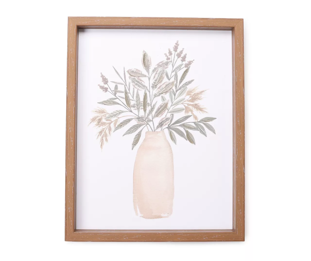 Tan & Green Potted Plant Framed Art Print 3 Tan & Green Potted Plant Framed Art Print