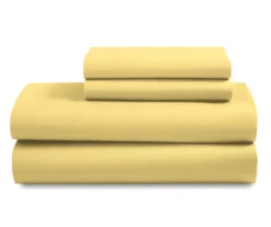 Yellow Microfiber Sheet Set 17 Yellow Microfiber Sheet Set -Northlight Sales Store 810564915 2