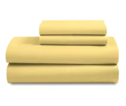 Yellow Microfiber Sheet Set 14 Yellow Microfiber Sheet Set -Northlight Sales Store 810564917 2