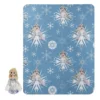 Blue & White Fabulous Elsa Character Pillow & 40" X 50" Fleece Throw Set -Northlight Sales Store 810566772