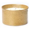 Eucalyptus Tea Gold Hammered Tin 3-Wick Candle, 21 Oz. 2 Eucalyptus Tea Gold Hammered Tin 3-Wick Candle, 21 Oz. -Northlight Sales Store 810570775 1