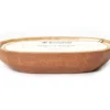 Vanilla Woods Brown Oval 4-Wick Bowl Candle, 28 Oz.