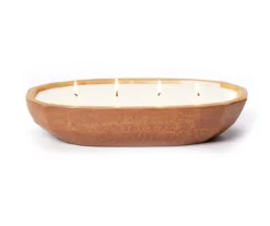 Vanilla Woods Brown Oval 4-Wick Bowl Candle, 28 Oz. -Northlight Sales Store 810570828 2