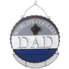 "World's Coolest Dad" Bottle Cap Hanging Wall Décor With Opener -Northlight Sales Store 810574261 1