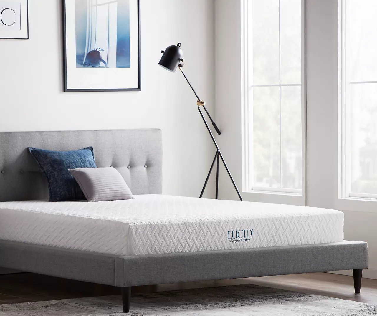 Lucid Comfort Collection 8" Plush Gel Memory Foam Mattress-In-A-Box 4 Lucid Comfort Collection 8" Plush Gel Memory Foam Mattress-In-A-Box - Image 2