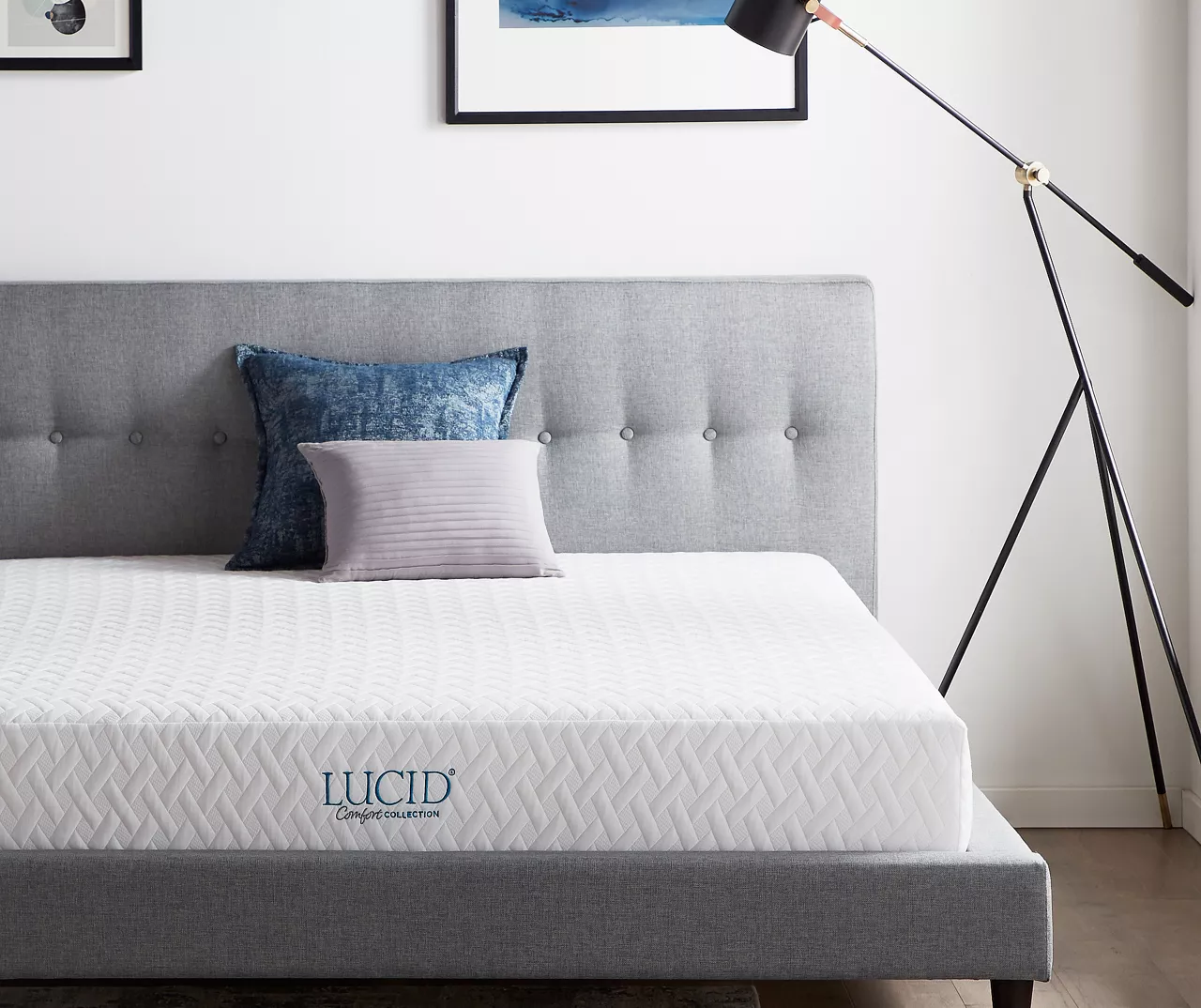 Lucid Comfort Collection 8" Plush Gel Memory Foam Mattress-In-A-Box 5 Lucid Comfort Collection 8" Plush Gel Memory Foam Mattress-In-A-Box - Image 3
