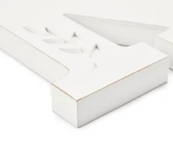 White Leaf-Embossed Letter Tabletop Plaque -Northlight Sales Store 810588238 810588236 810588240 810588235 810588441 810588239 1 A8