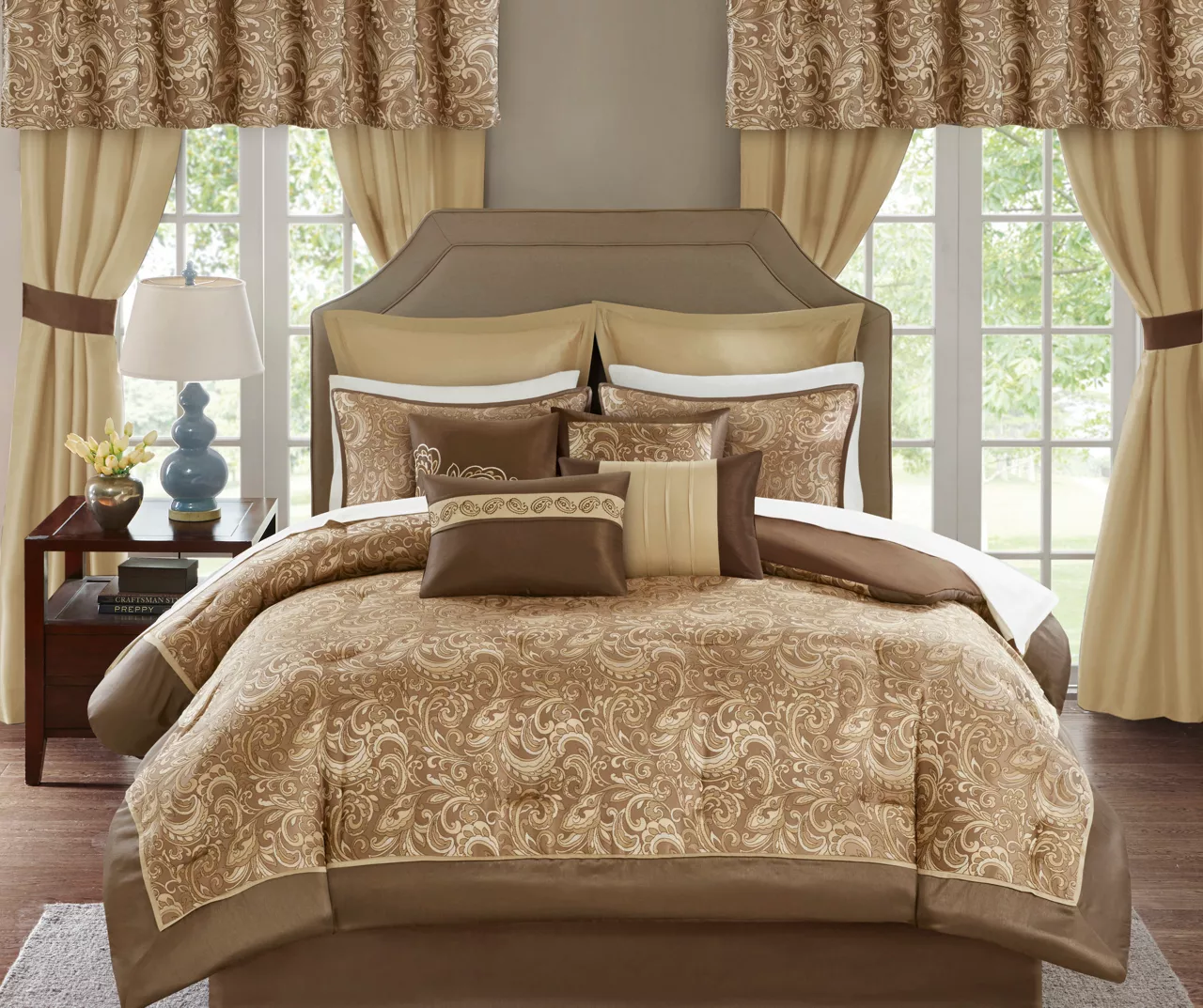 Isabella Paisley Room-in-a-Bag 24-Piece Bedroom Set 3 Isabella Paisley Room-in-a-Bag 24-Piece Bedroom Set
