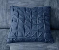 Kelan Navy Streak Patchwork Seersucker Queen 7-Piece Comforter Set -Northlight Sales Store 810590761 810590862 810590861 8 1