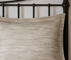 Kelan Taupe Streak Patchwork Seersucker King 7-Piece Comforter Set -Northlight Sales Store 810590766 810590765 810590762 9