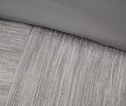 Kelan Gray Streak Patchwork Seersucker King 7-Piece Comforter Set -Northlight Sales Store 810590769 810590768 810590767 11