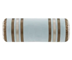 Beverly Light Blue & Brown Color Block King 7-Piece Comforter Set -Northlight Sales Store 810590778 810590777 810590776 6