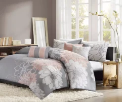 Jane Floral Reversible Cotton Duvet Cover Set -Northlight Sales Store 810590786 810590785 2