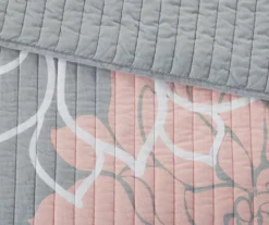 Jane Floral Reversible Cotton Coverlet Set -Northlight Sales Store 810590790 810590789 10