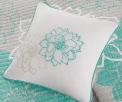 Jane Floral Reversible Cotton Coverlet Set -Northlight Sales Store 810590792 810590791 3