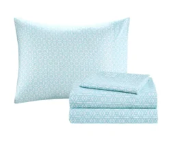 Blaire Navy & Aqua Boho Medallion Queen 10-Piece Comforter Set -Northlight Sales Store 810590802 810590801 810590800 810590799 6