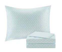 Blaire Coral & Aqua Boho Medallion Twin 8-Piece Comforter Set 19 Blaire Coral & Aqua Boho Medallion Twin 8-Piece Comforter Set -Northlight Sales Store 810590806 810590805 810590804 810590803 7 1