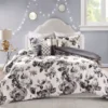 Hannah White & Black Floral Duvet Cover Set -Northlight Sales Store 810590809 810590808 810590807 1
