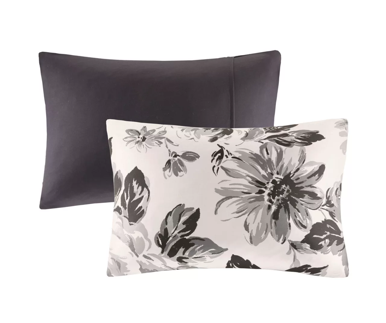 Hannah White & Black Floral Duvet Cover Set 6 Hannah White & Black Floral Duvet Cover Set - Image 4