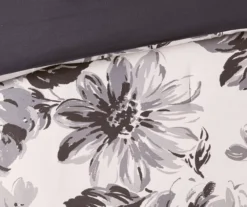Hannah White & Black Floral Comforter Set 23 Hannah White & Black Floral Comforter Set -Northlight Sales Store 810590812 810590811 810590810 10