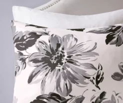 Hannah White & Black Floral Comforter Set 18 Hannah White & Black Floral Comforter Set -Northlight Sales Store 810590812 810590811 810590810 5