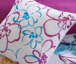 Skye White & Purple Floral Full/Queen 5-Piece Comforter Set -Northlight Sales Store 810590828 810590827 810590825 7