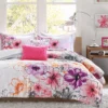 Skye White & Pink Floral King/California King 5-Piece Comforter Set -Northlight Sales Store 810590830 810590829 810590826 1