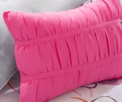 Skye White & Pink Floral King/California King 5-Piece Comforter Set 17 Skye White & Pink Floral King/California King 5-Piece Comforter Set -Northlight Sales Store 810590830 810590829 810590826 7