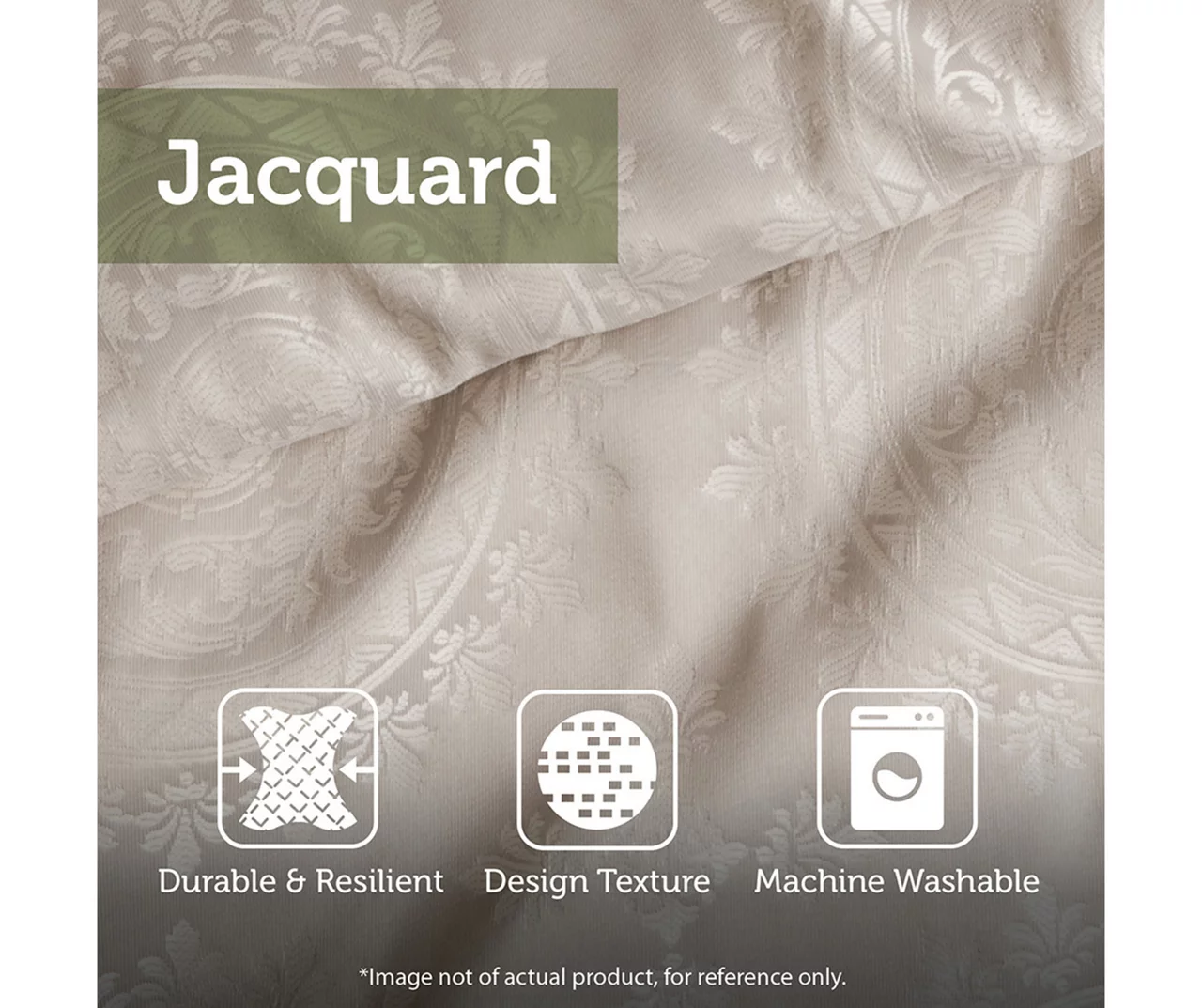 Eliot Tan & Beige Damask Jacquard California King 8-Piece Comforter Set 13 Eliot Tan & Beige Damask Jacquard California King 8-Piece Comforter Set - Image 11