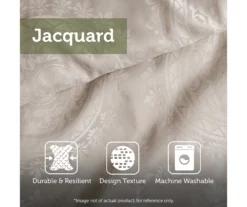 Eliot Tan & Beige Damask Jacquard Queen 8-Piece Comforter Set 24 Eliot Tan & Beige Damask Jacquard Queen 8-Piece Comforter Set -Northlight Sales Store 810590840 810590839 810590838 11