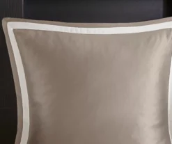 Eliot Tan & Beige Damask Jacquard Queen 8-Piece Comforter Set 20 Eliot Tan & Beige Damask Jacquard Queen 8-Piece Comforter Set -Northlight Sales Store 810590840 810590839 810590838 7